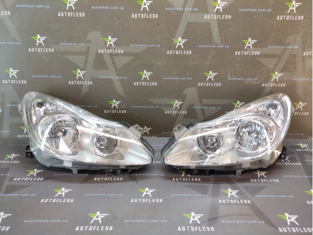 Фара передня ліва/ права 13186381, 13186382 для Opel Corsa D опель корса бу